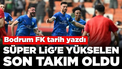Süper Lig'e yükselen son takım belli oldu