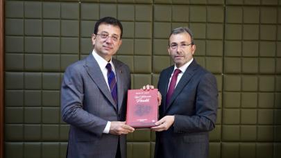 Ekrem İmamoğlu'ndan Pendik Belediye Başkanı Ahmet Cin'e tebrik ziyareti