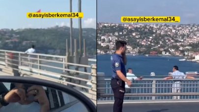 15 Temmuz Şehitler Köprüsü'nde intihar girişimi