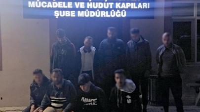 Polisten kaçan 9 kaçak göçmen yakalandı