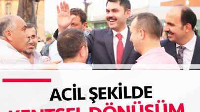 Acilen kentsel dönüşüm