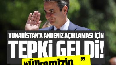 Dışişleri Bakanlığı'ndan Yunanistan'a Akdeniz tepkisi