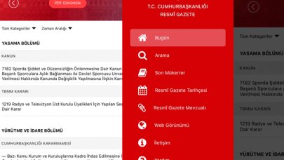 Resmi Gazete artık App Store ve Google Play'de