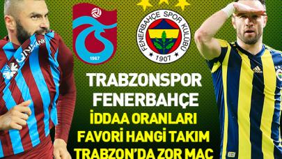Trabzonspor - Fenerbahçe maçı İddaa oranları ve tahminleri! Hangi takım favori görüldü