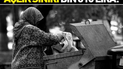 Açlık sınırı bin 615 lira!