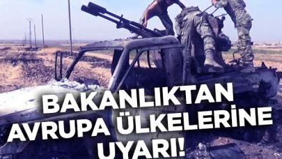 Dışişleri Bakanlığı Avrupa'yı terör konusunda uyardı