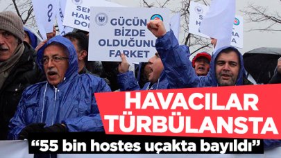 Havacılar türbülansta!