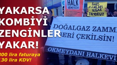 Yakarsa kombiyi zenginler yakar