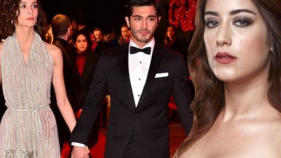 Hazal Kaya'dan meslektaşı Burak Deniz'e ilginç hediye