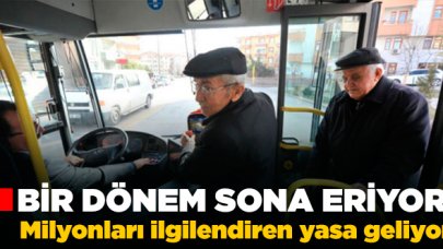 60 ve 65 yaş üstü vatandaşlar da ulaşım ücreti öeyecek