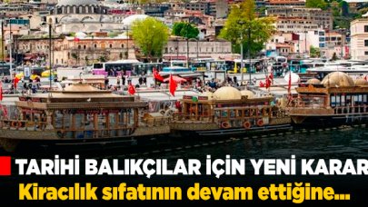 Eminönü'ndeki tarihi balıkçı teknesi davasında yeni karar