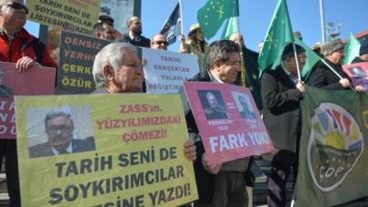 ÇERKESLER BEYOĞLU'NDA RUSYA'YA TEPKİ GÖSTERDİ