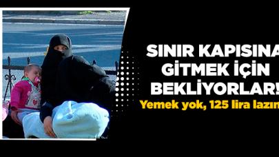 Vatan Caddesi'nde sınır kapısına gitmek için bekleyen mülteciler konuştu