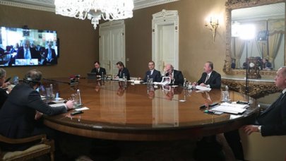 Erdoğan'dan Avrupalı liderlerle telekonferanslı görüşme