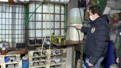 Bağcılar'da sahte kolonya ve deterjan operasyonu