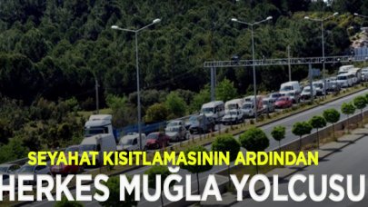Tatilciler Muğla'ya akın etti