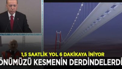 1915 Çanakkale Köprüsü ile 1,5 saatlik yol 6 dakikaya inecek