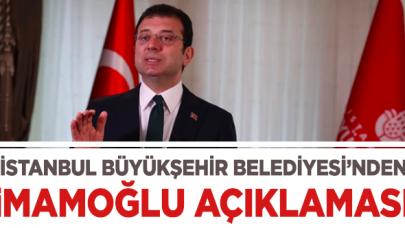 İBB'den Ekrem İmamoğlu'na soruşturma açıklaması