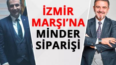 İzmir Marşı'na minder siparişi