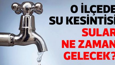 16 Temmuz Çarşamba Şile'de su kesintisi | Sular ne zaman gelecek?