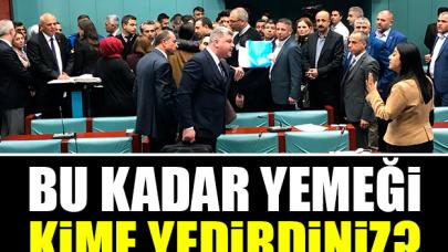 Bu kadar yemeği kime yedirdiniz?