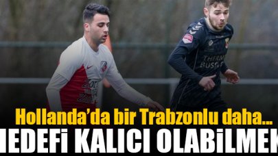 Trabzonlu Özcan Yaşar'ın hedefi Utrecht'te başarılı olmak