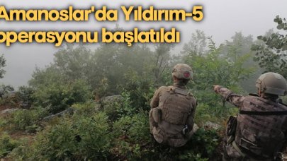 Amanoslar'da Yıldırım-5 operasyonu başladı