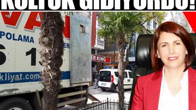 Koltuk gidiyordu!