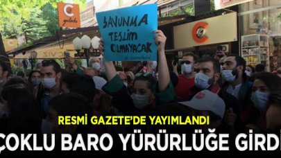 Çoklu baro sistemi yürürlüğe girdi