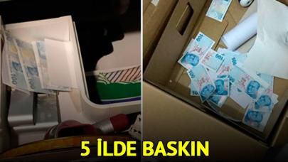 5 ilde sahte para operasyonu