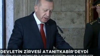 TRT'den KJ hatası: Devletin zirvesi Atanıtkabir'deydi