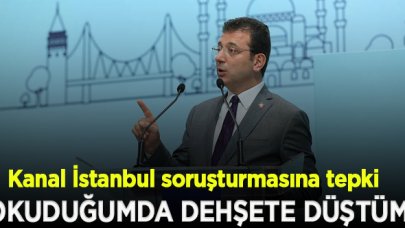 Ekrem İmamoğlu'ndan Kanal İstanbul soruşturmasına tepki:  Yasal haklarımı sonuna kadar kullanacağım