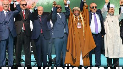 El ele Kudüs mesajı