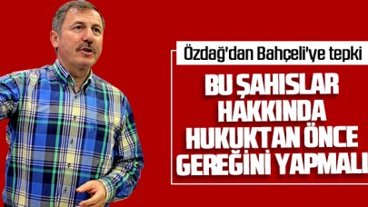 Selçuk Özdağ'dan Bahçeli'ye tepki: Bu şahısları ben mi tuttum!