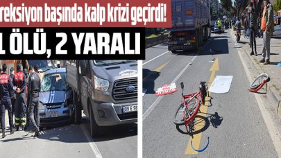 Direksiyon başında kalp krizi geçirerek kaza yaptı: 1 ölü, 2 yaralı