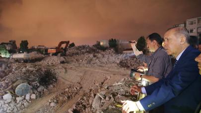 Erdoğan AKM ve Taksim Camii inşaatlarını inceledi