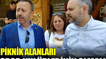 Piknik alanları kulüplerin olmalı