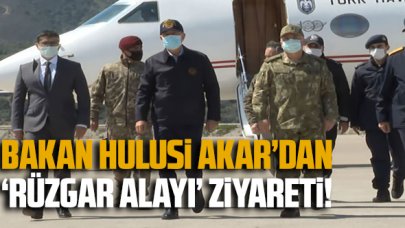 Bakan Hulusi Akar'dan 'Rüzgar Alayı' ziyareti