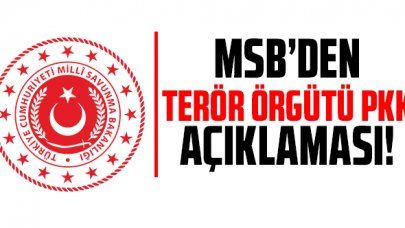 MSB: Irak'ın kuzeyinde 2 PKK'lı terörist etkisiz hale getirildi