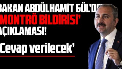 Adalet Bakanı Abdülhamit Gül'den Montrö bildirisi açıklaması: 'Cevap verilecek'