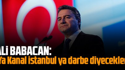 Ali Babacan: 'Propaganda makinesini ‘Ya Kanal İstanbul ya darbe’ diye çalıştıracaklar'