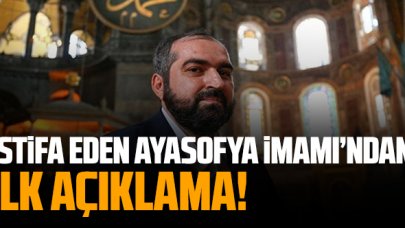 İstifa eden Ayasofya İmamı Mehmet Boynukalın'dan ilk açıklama!