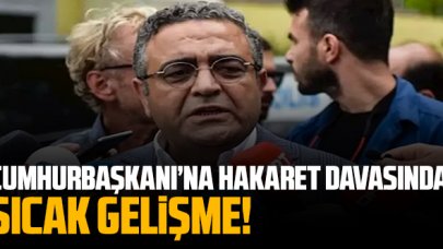 CHP Milletvekili Sezgin Tanrıkulu'nun yargılandığı Cumhurbaşkanı hakaret davası: Durma kararı verildi