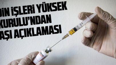 Din İşleri Yüksek Kurulu'ndan aşı açıklaması