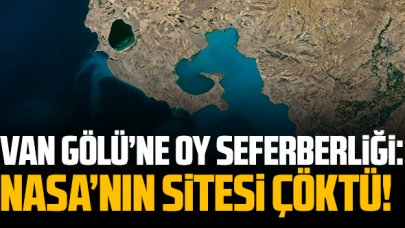 NASA'nın fotoğraf yarışmasında Van Gölü'ne oy seferberliği: NASA'nın sitesi çöktü