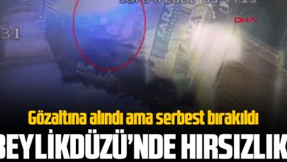 Beylikdüzü'ndeki hırsızlık kamerada