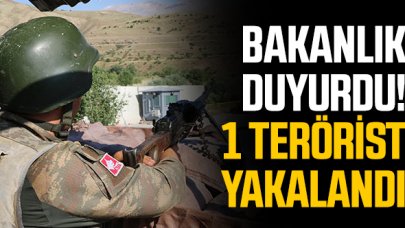 1 terörist yakalandı