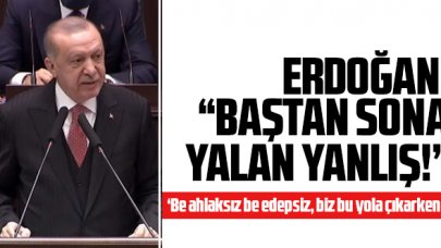 Cumhurbaşkanı Erdoğan'dan Kılıçdaroğlu'na; "Kürsüden atıp tutuyor!"