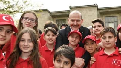 İçişleri Bakanı Süleyman Soylu'dan 23 Nisan mesajı