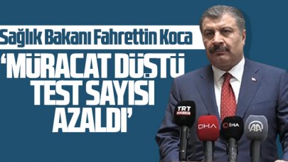 Müracaat düştü test sayısı azaldı